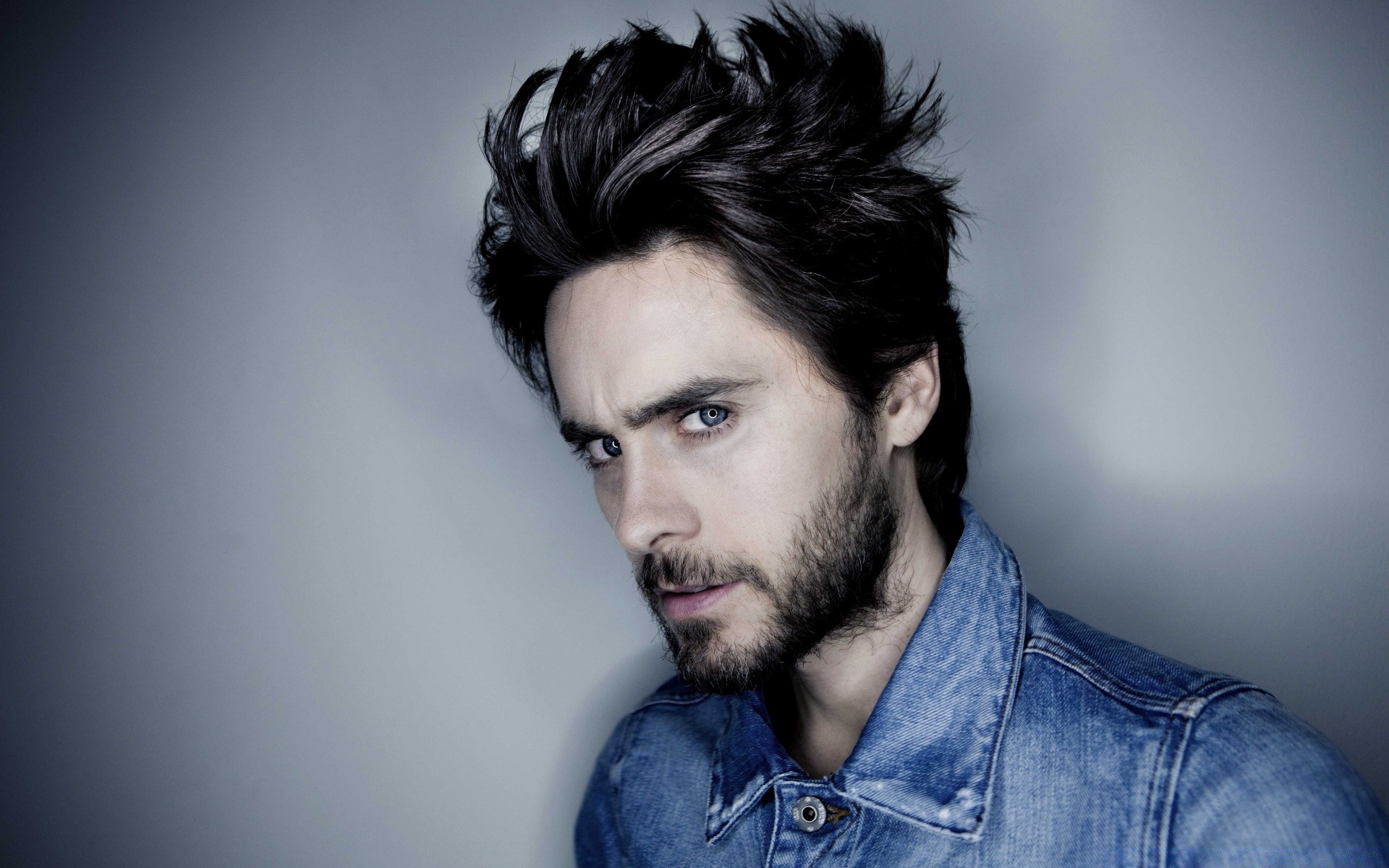 music portrait man one fashion adult fine-looking model studio casual face