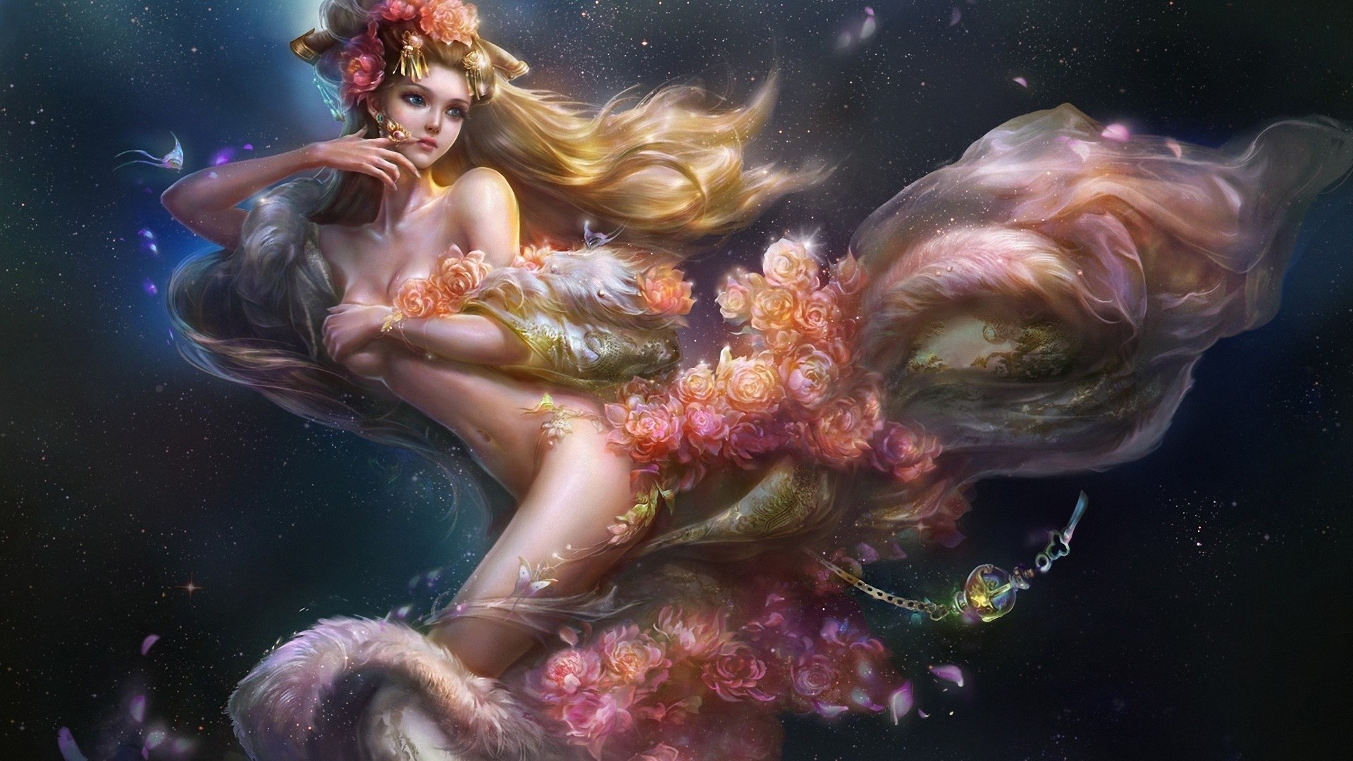 witch underwater fish fantasy water ocean sea dream