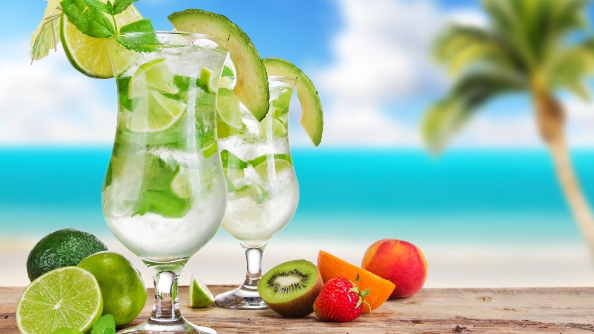 drinks tropical fruit summer leaf lemon food lime healthy juice cocktail mint citrus refreshment
