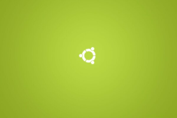 Linux logo on a green background