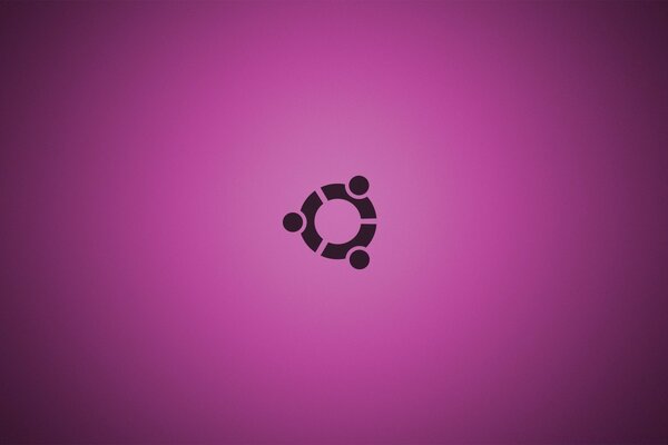 Linux logo illustration on purple background