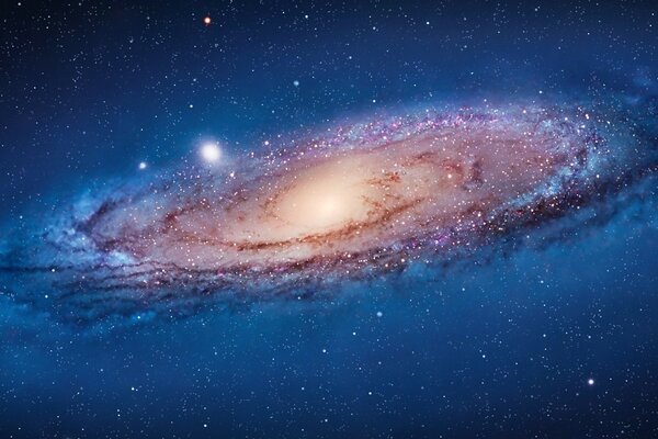 A beautiful picture of a galaxy in space