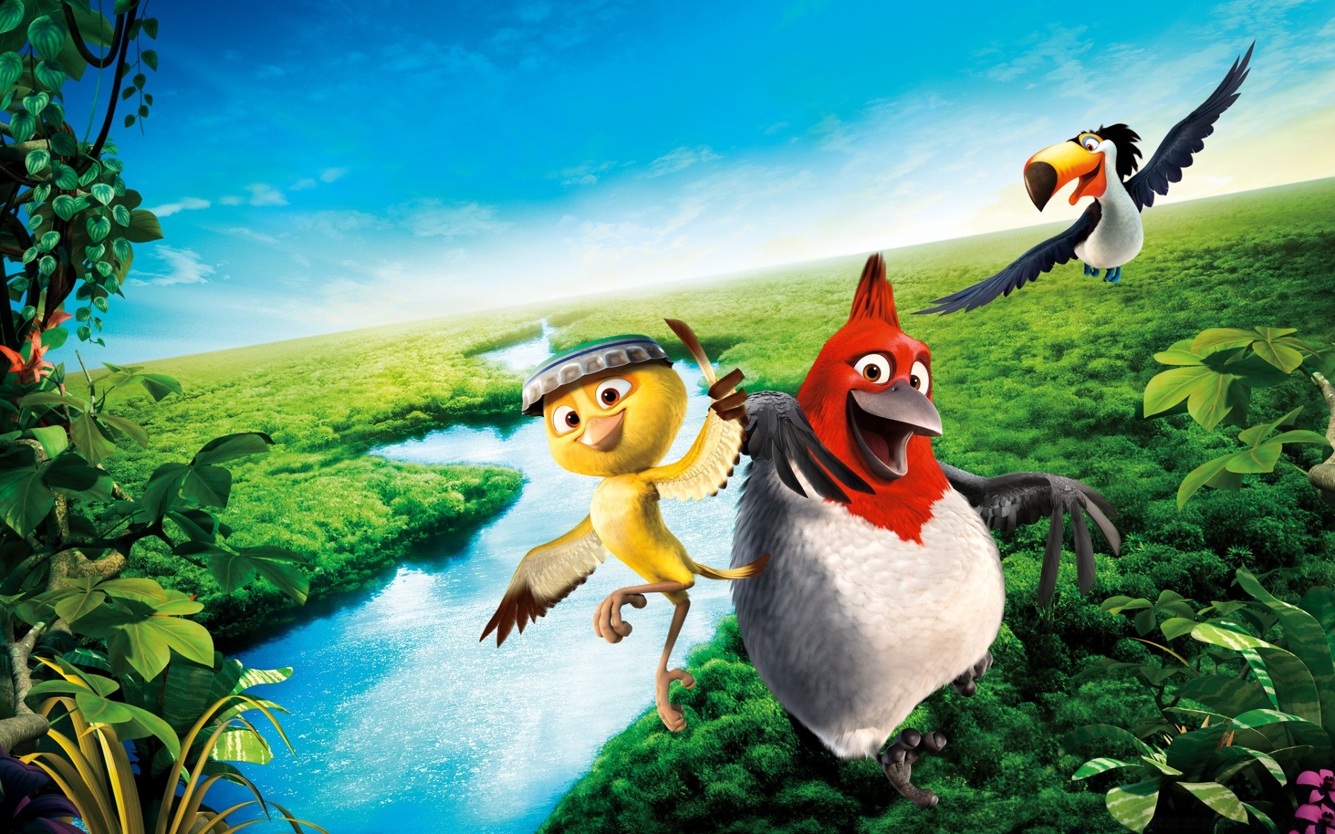 cartoons nature animal outdoors grass water illustration wildlife sky bird one