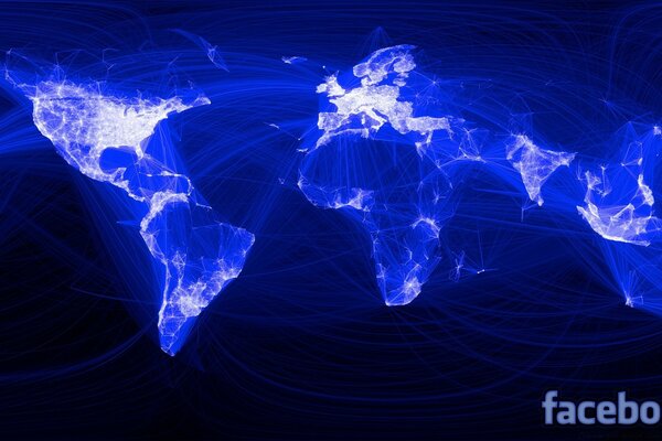 The light of the planet is like an island