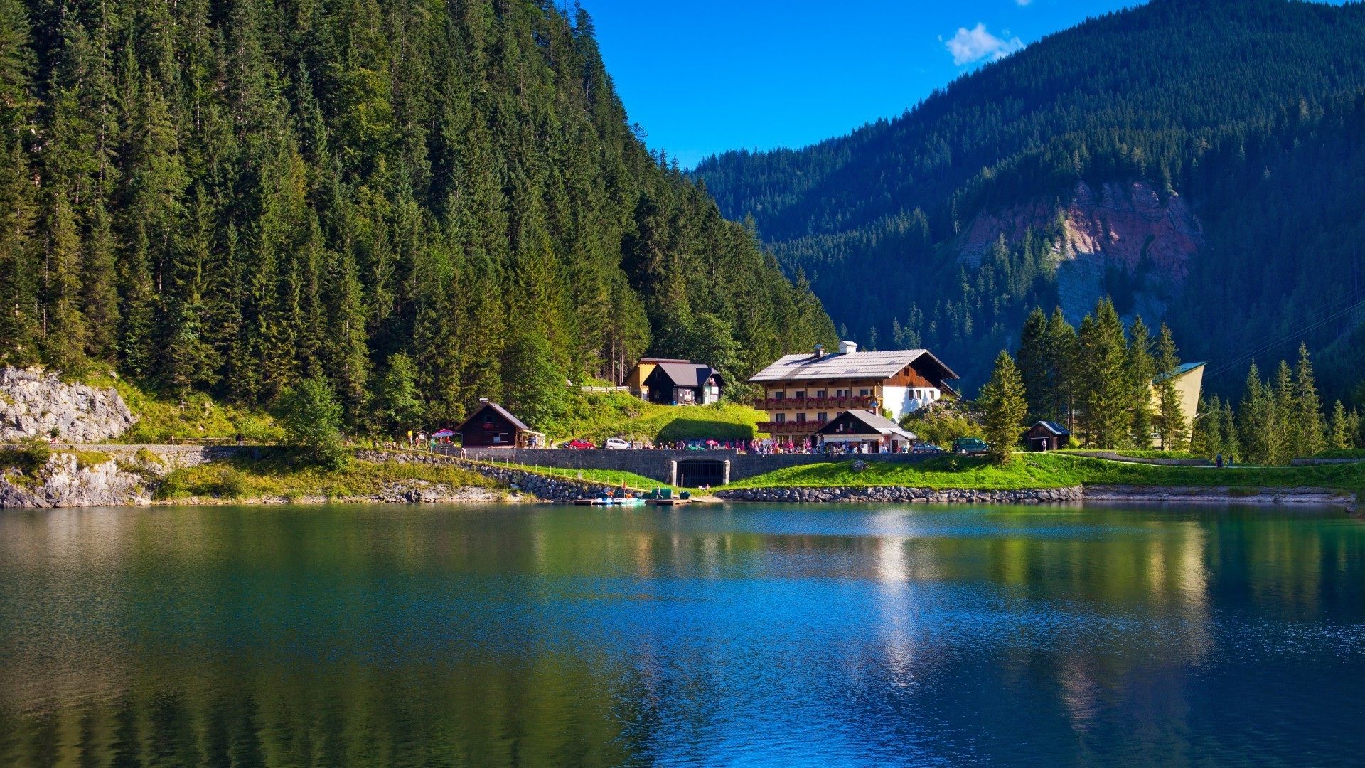 lake water travel mountain wood scenic reflection tree outdoors nature landscape lakeside river recreation daylight summer