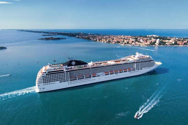 We are going to travel around the world on a cruise liner