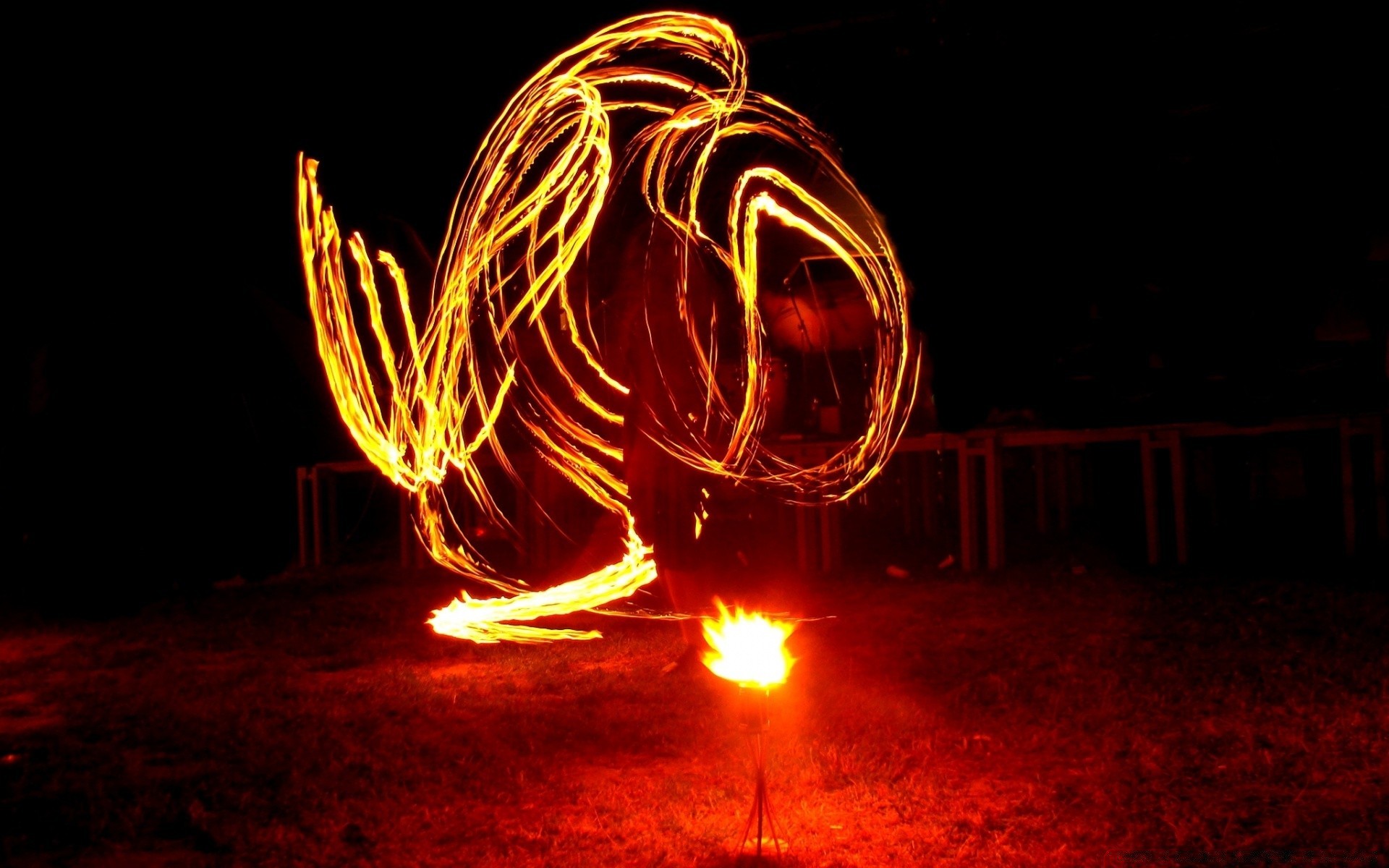 fire flame burnt hot light blur energy