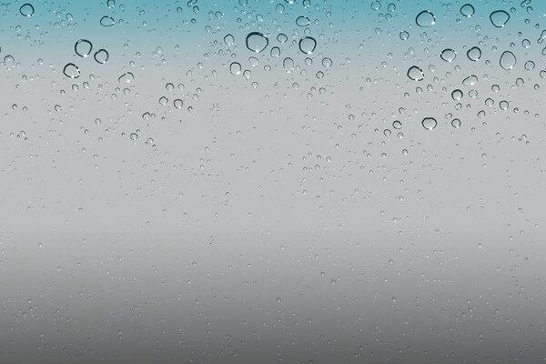 Ios 5 wallpaper - water drops