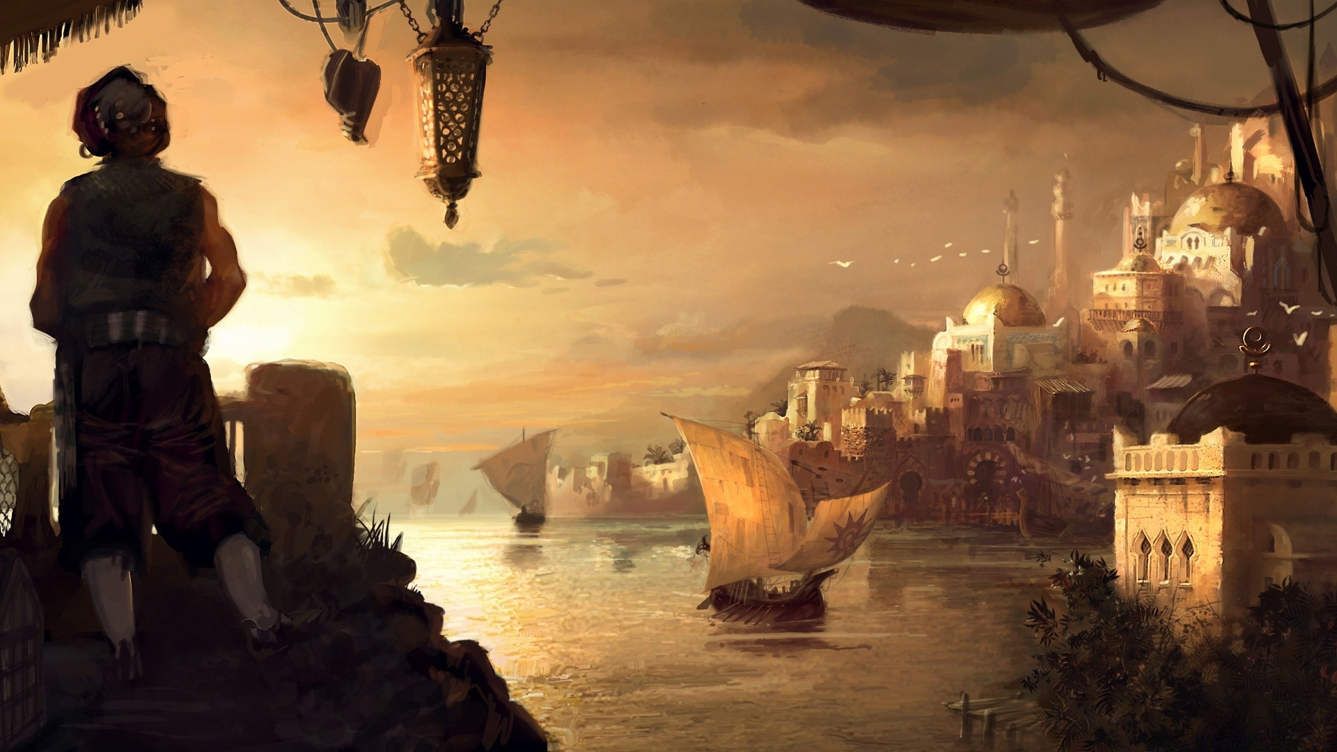 anno 1404 travel evening sunset dusk water architecture city dawn outdoors