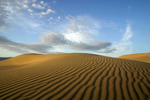 Beautiful desert sand photo