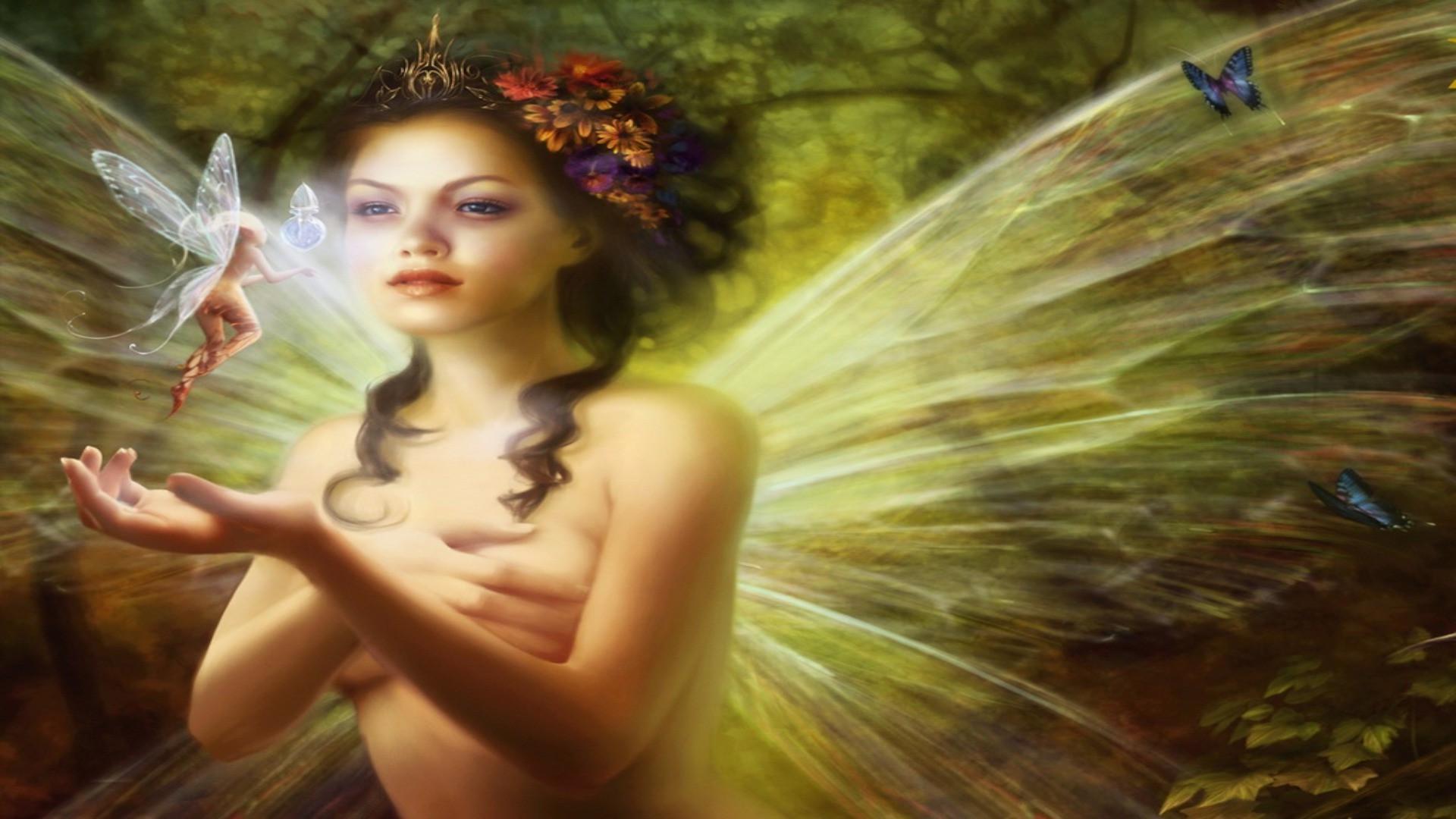 witch girl beautiful woman art water portrait summer model nature