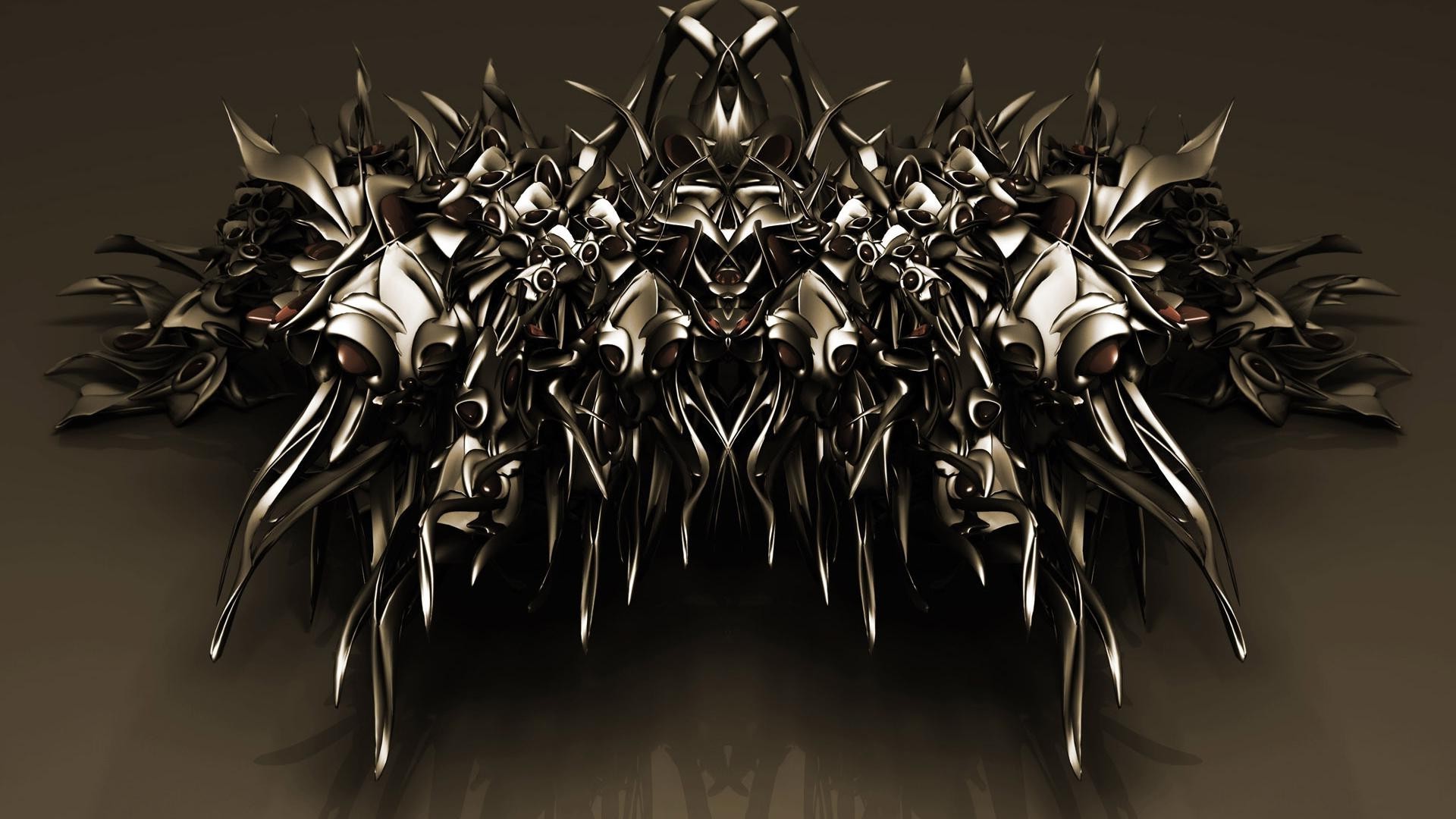 patterns metallic iron steel chrome decoration vintage art luxury shining sharp reflection gold exhibition desktop stainless steel old still life screw design