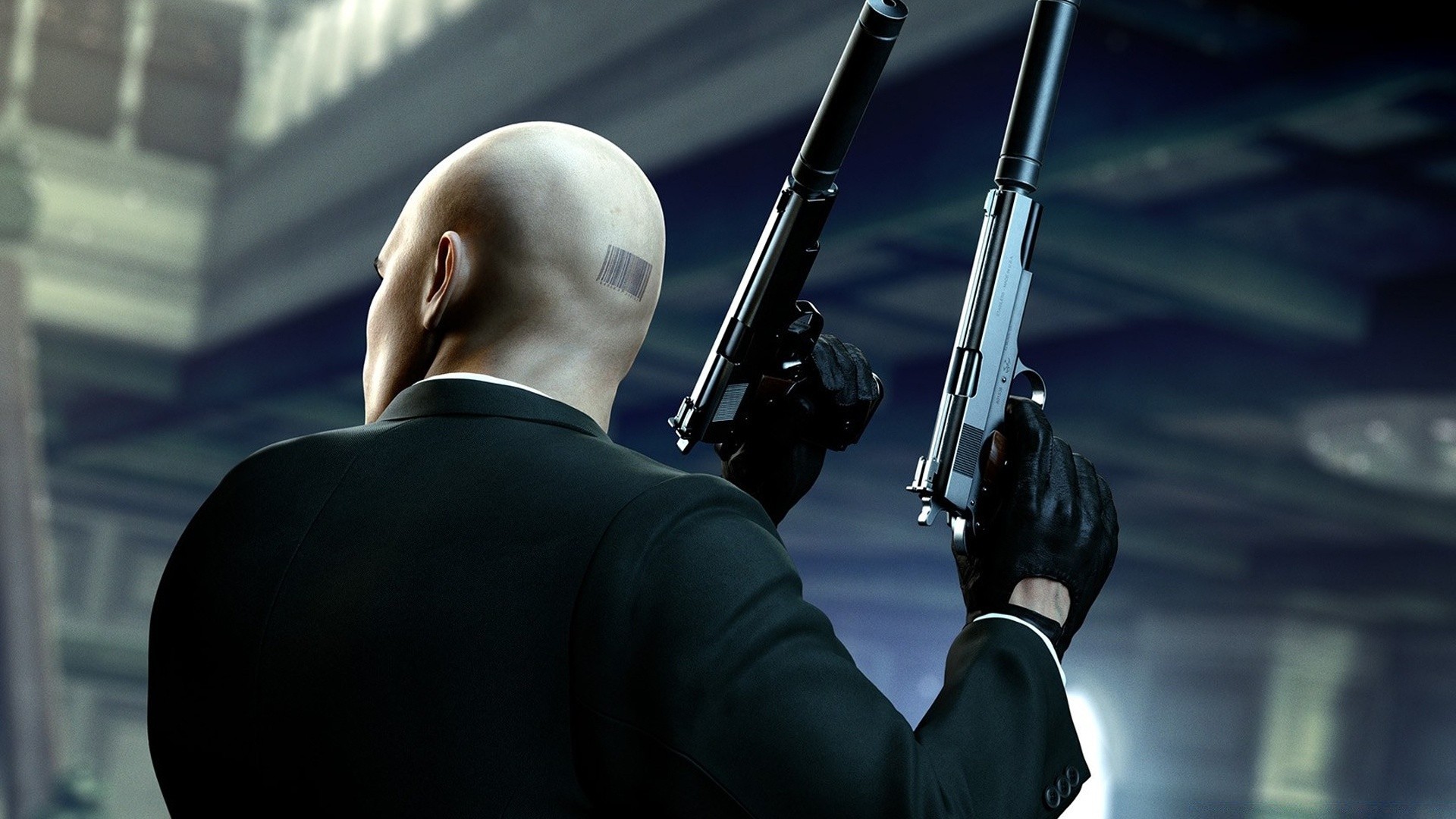hitman man military weapon one security woman adult gun street