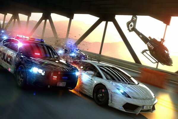 The transport system of the race need for speed