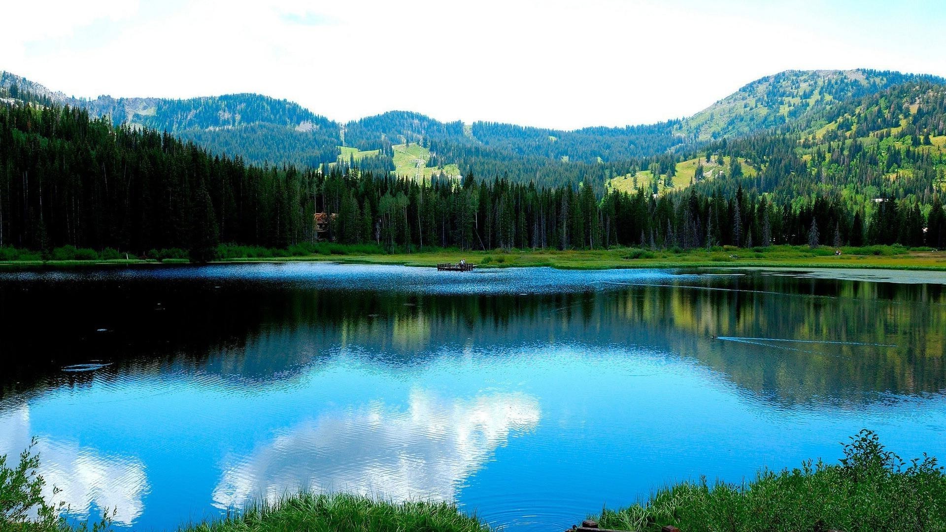 lake water nature reflection wood outdoors landscape travel tree sky river summer composure scenic mountain