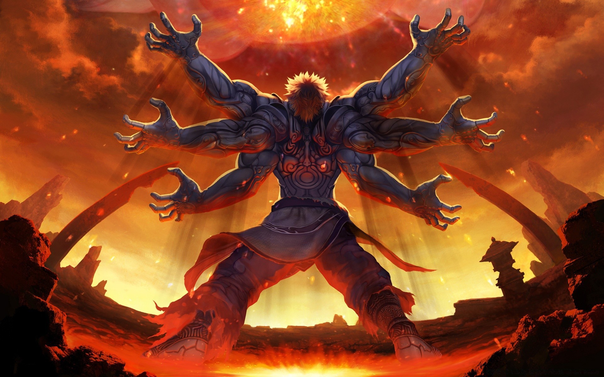 other games flame art painting