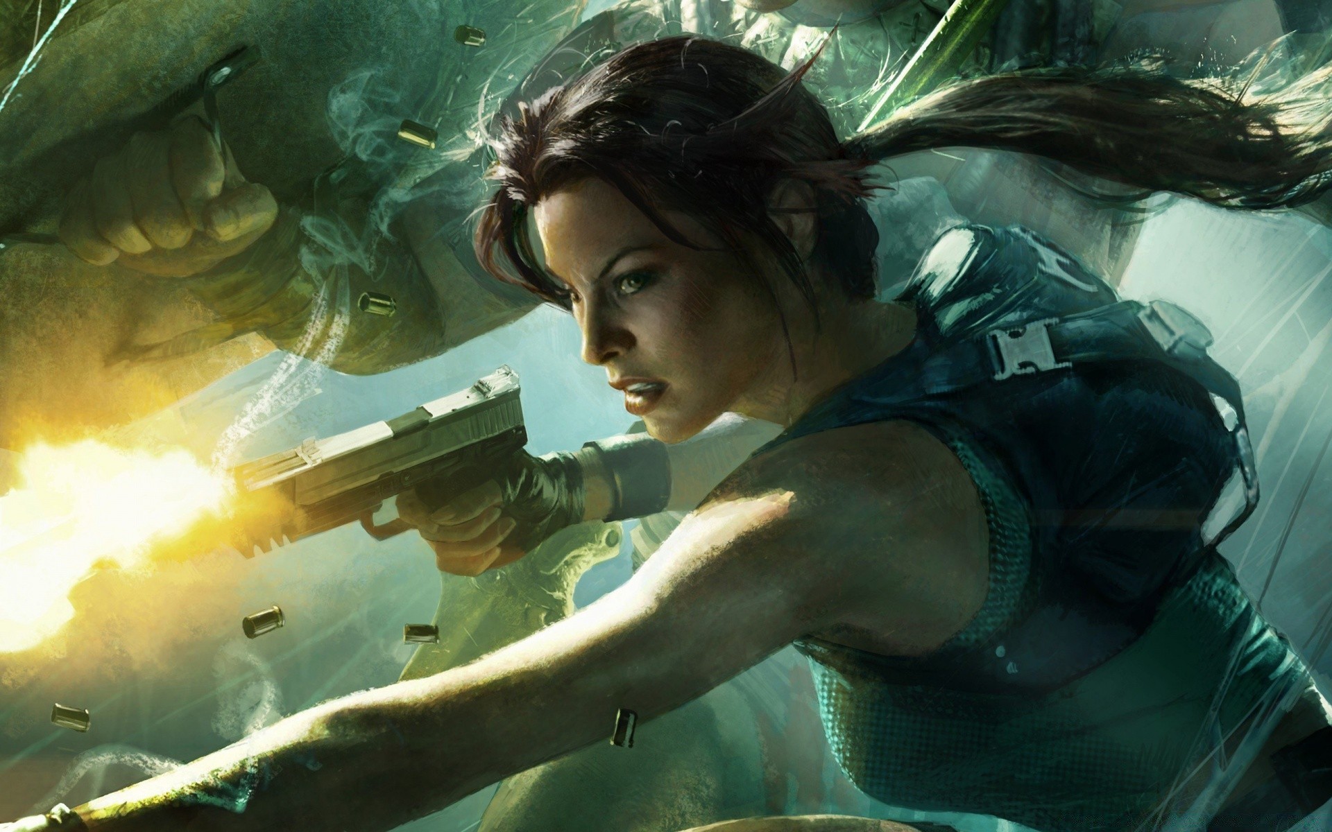 tomb raider one woman adult water recreation underwater