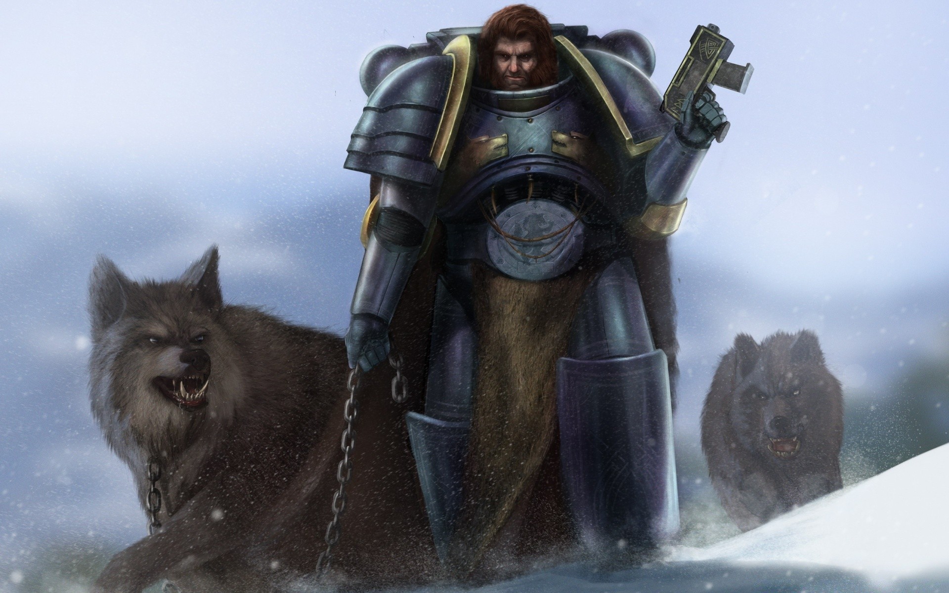 warhammer winter snow cold mammal one portrait