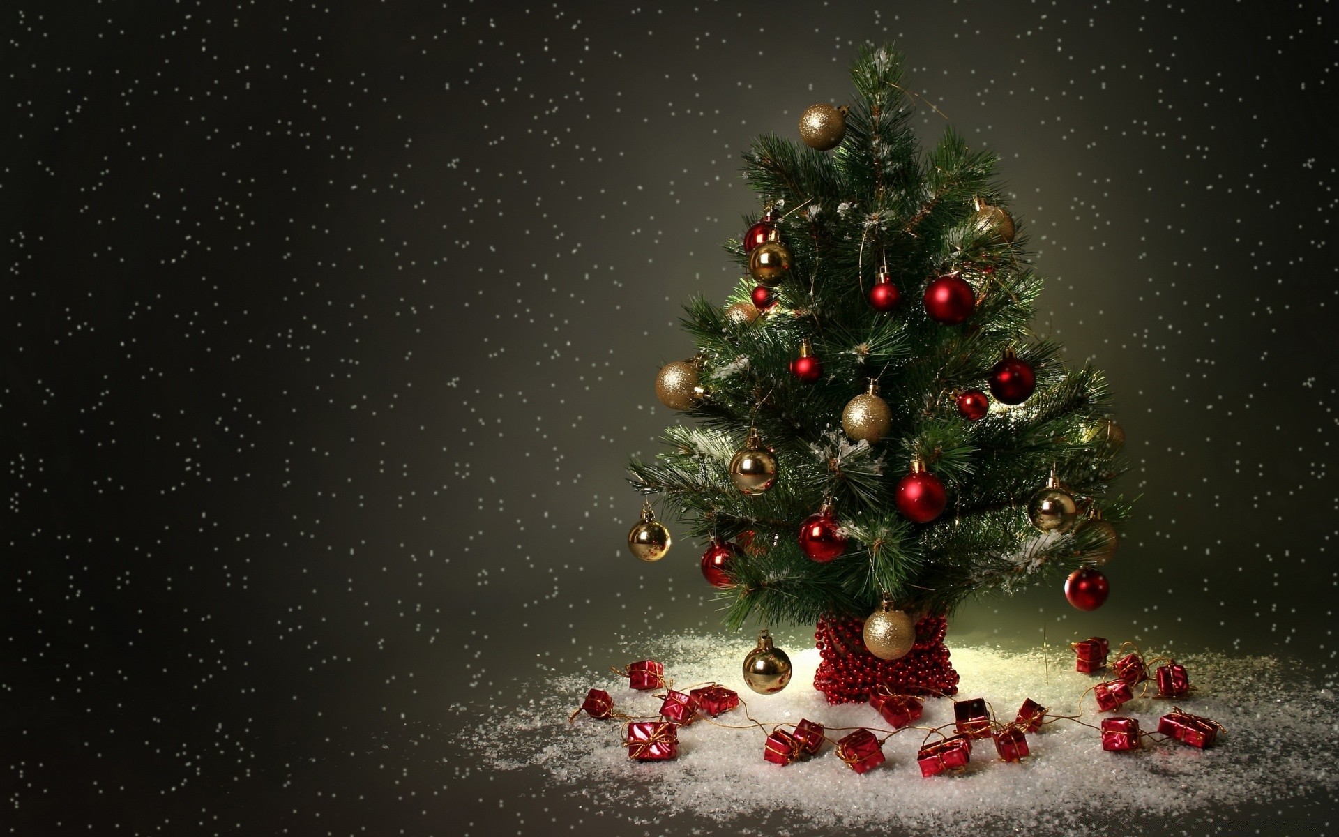 christmas winter celebration christmas tree merry snowflake decoration snow tree desktop eve shining new year ball season card fir pine