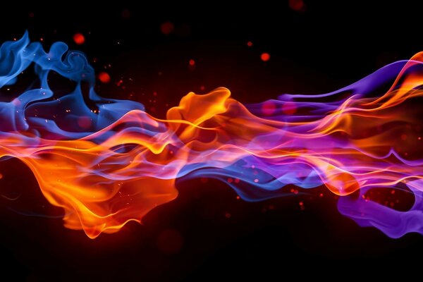 A beautiful abstraction of flame that can burn everything