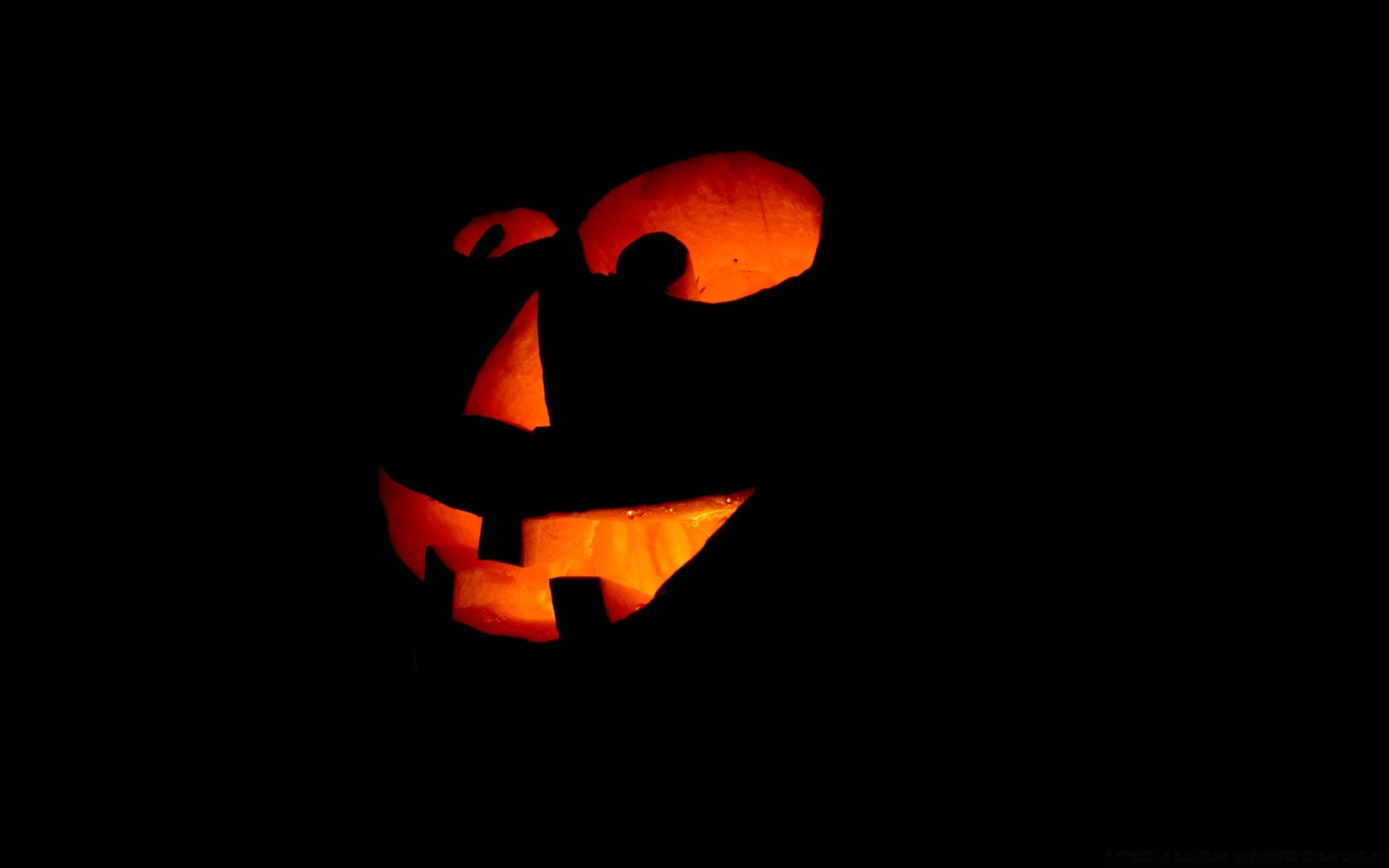 halloween pumpkin light moon eerie flame desktop