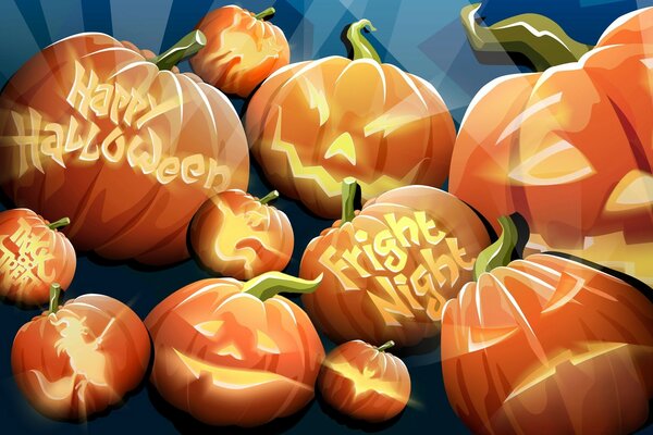 Lots of pumpkins Halloween styling
