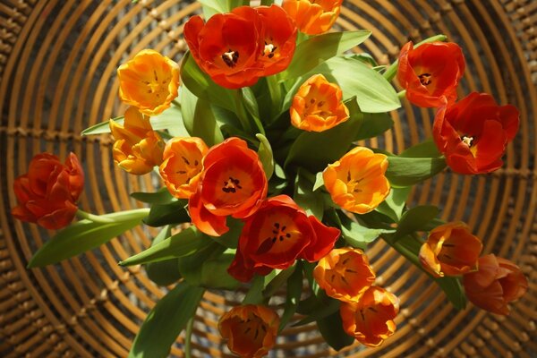 Beautiful bouquet for March 8th