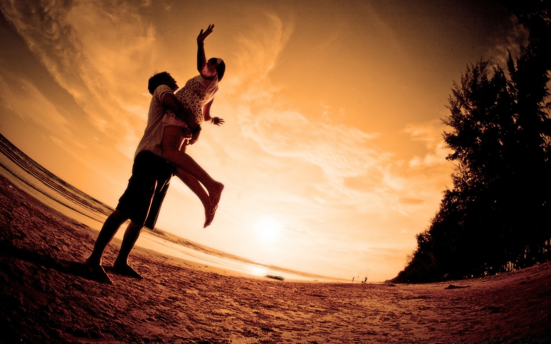 valentine s day silhouette backlit sunset action shadow dawn beach one motion man sun competition sky light adult