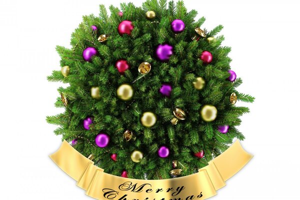 Gift Christmas tree with toys for Christmas