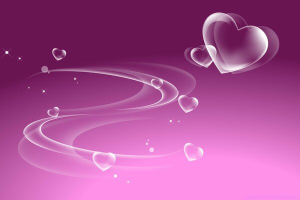 Illustration. Picture of endless love