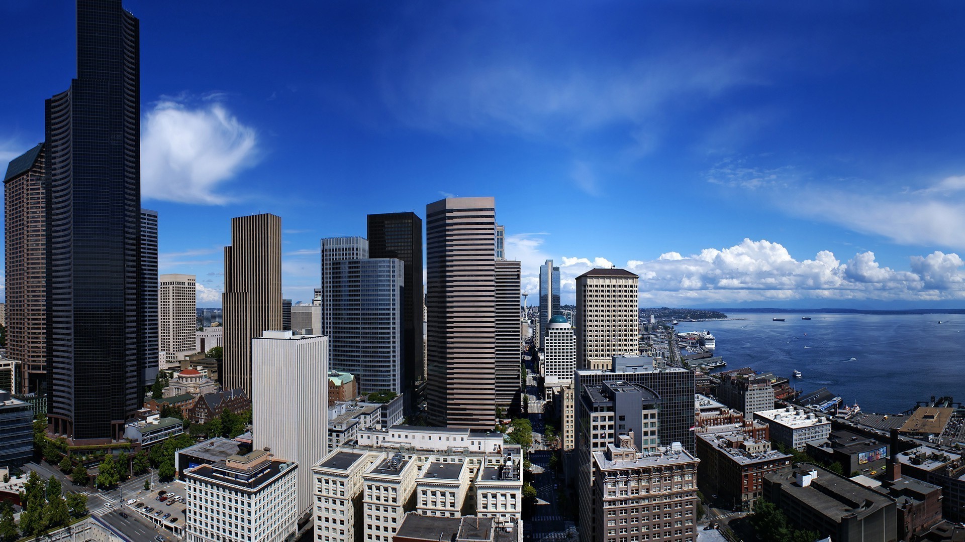 skyscrapers city skyscraper skyline architecture downtown cityscape office travel building modern urban sky business finance water tall