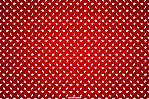 Small white stars on a red background