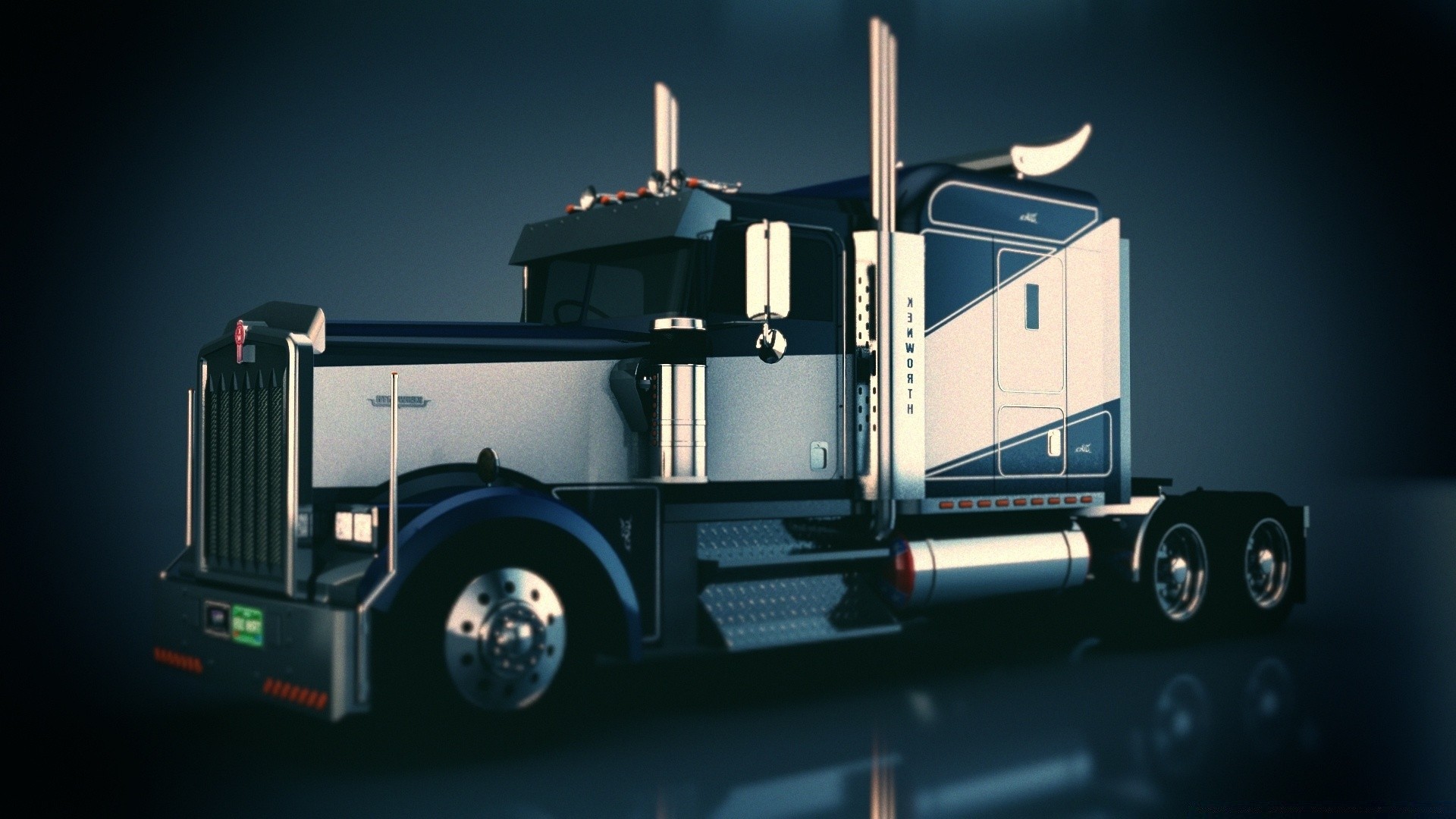 3d graphics vehicle truck transportation system car trailer shipment industry bus