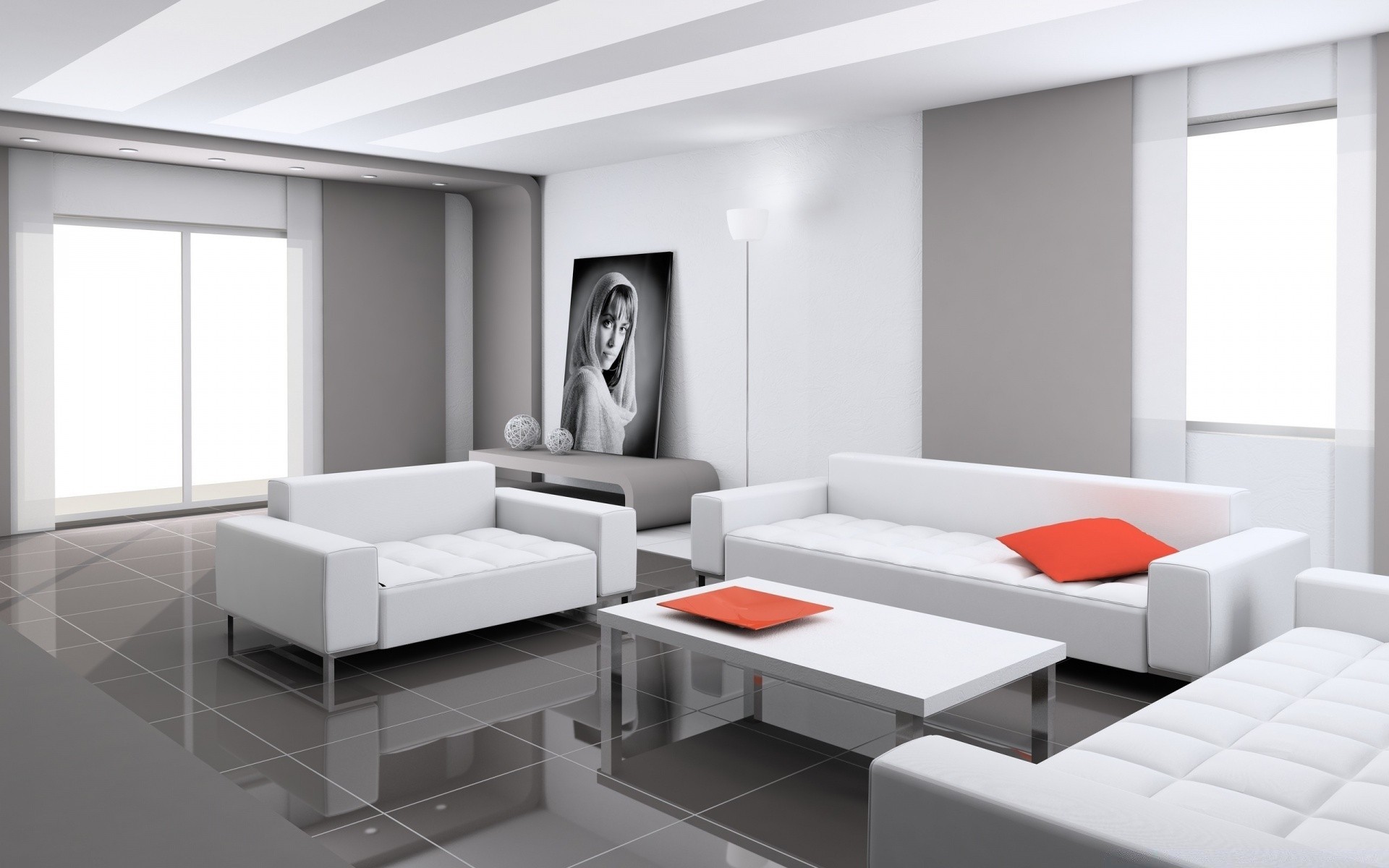 3d graphics room furniture indoors contemporary sofa interior design seat apartment family window minimalist