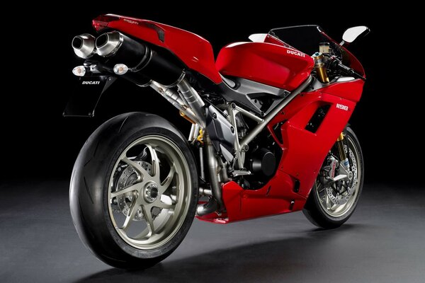 Red Sports Motorcycle Bike