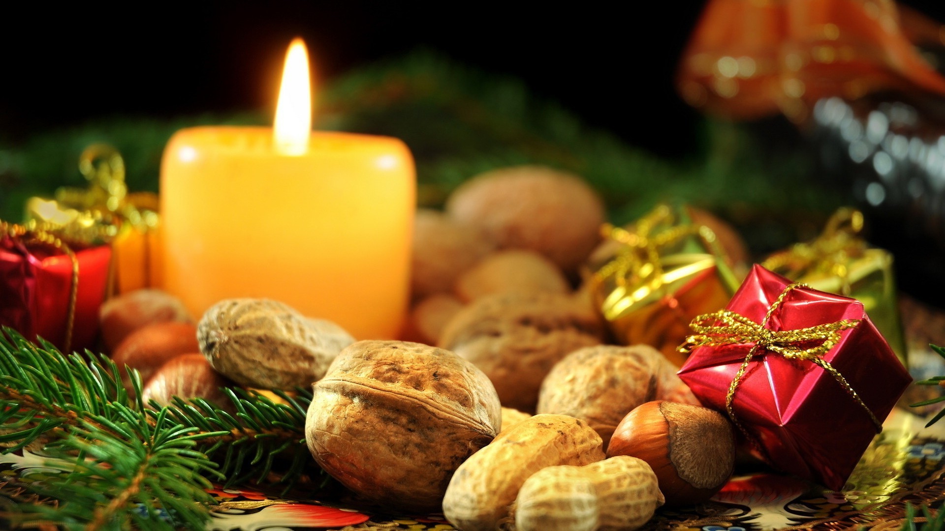 new year christmas candle winter advent celebration candlelight decoration traditional