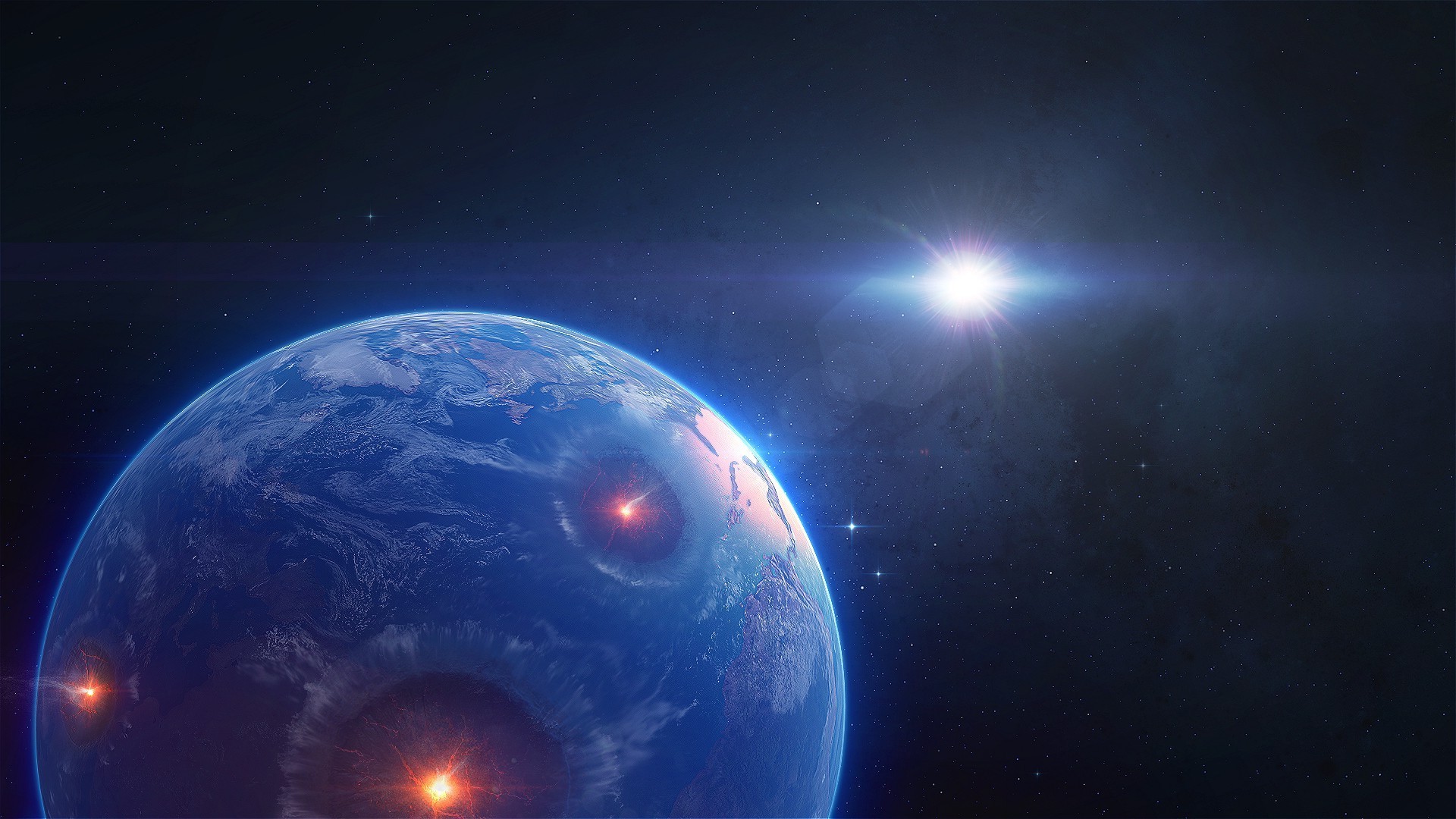 the views of earth from space astronomy moon ball-shaped planet space exploration astrology science atmosphere solar system galaxy infinity dark sun fiction spherical future sphere fantasy