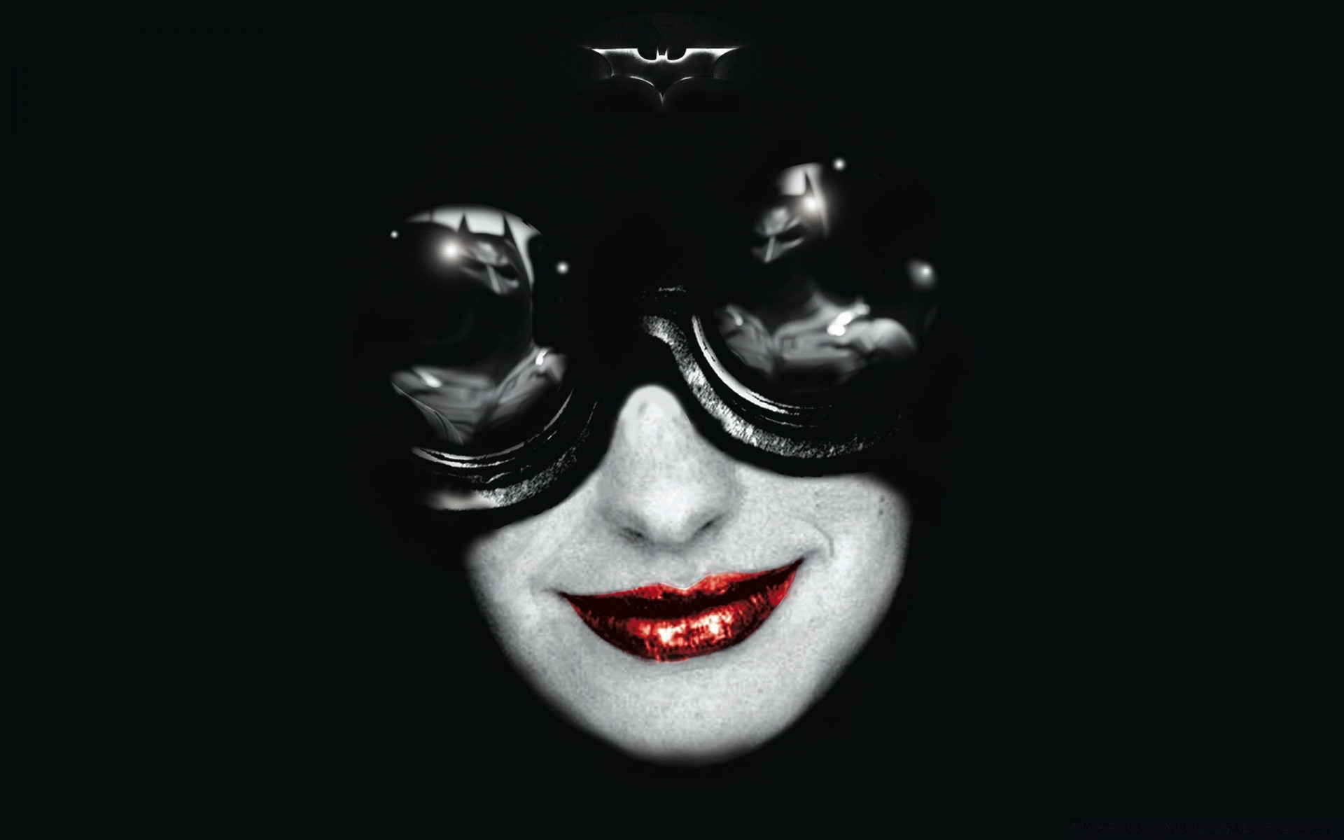 batman face portrait fashion dark woman girl glamour sexy model adult lips halloween mask eye one fantasy studio mystery
