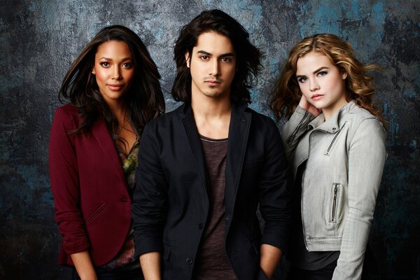 Beautiful youth in stylish things