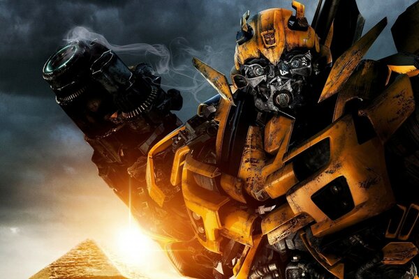 A wonderful transformation of a transformer into a spaceship