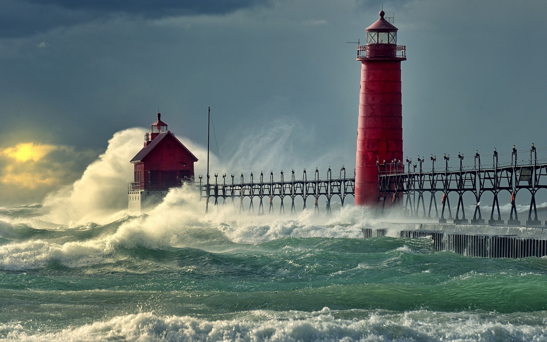sea and ocean lighthouse water ocean sea sky seashore travel outdoors landscape sunset light evening beach storm dawn wind nature dusk