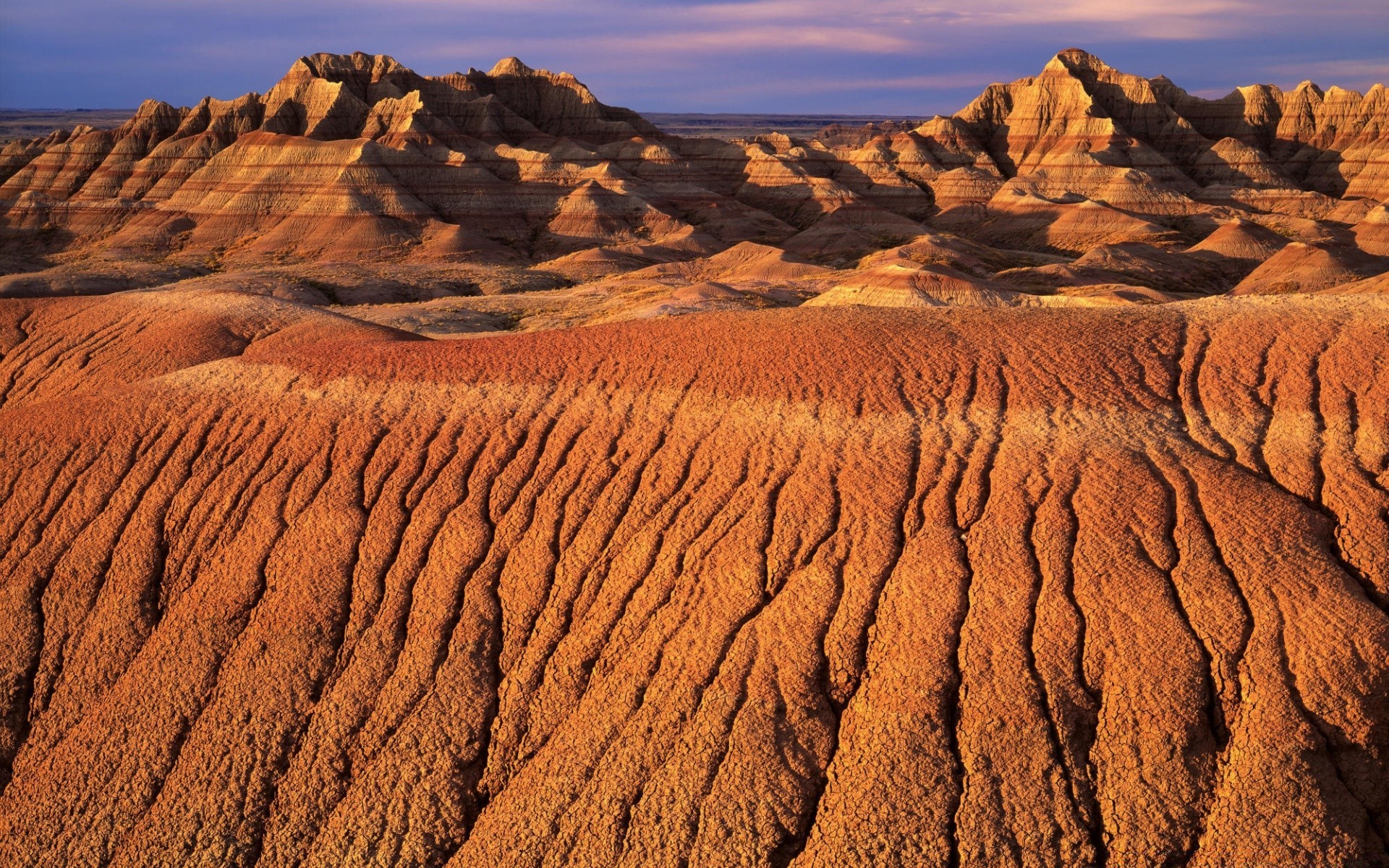 desert dry arid sand landscape scenic travel barren outdoors nature rock hill sunset soil dawn sky geology