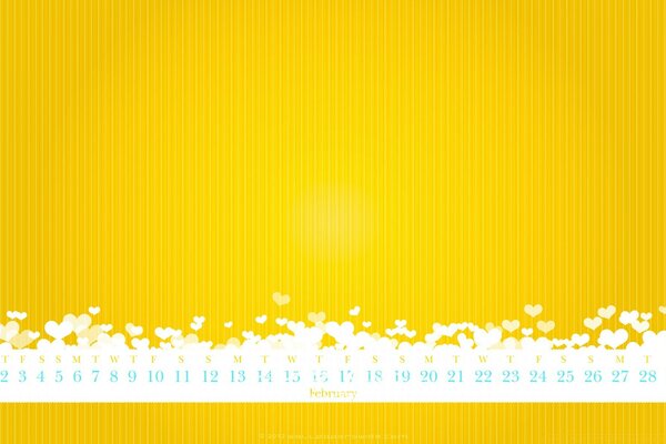 Yellow Christmas design on the table