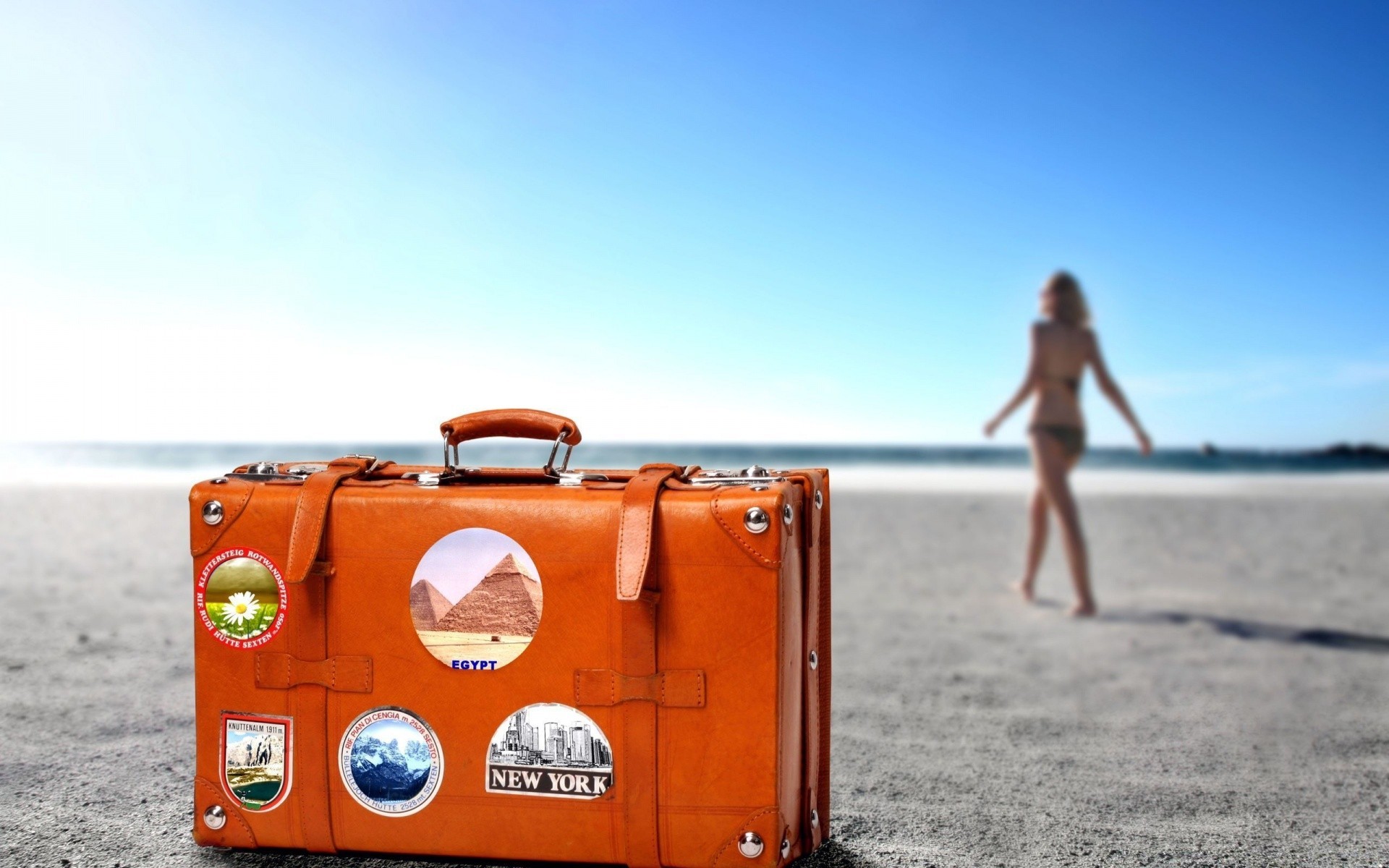 summer travel vacation luggage beach sky tourist tourism sea leisure briefcase ocean adventure outdoors water seashore recreation sand
