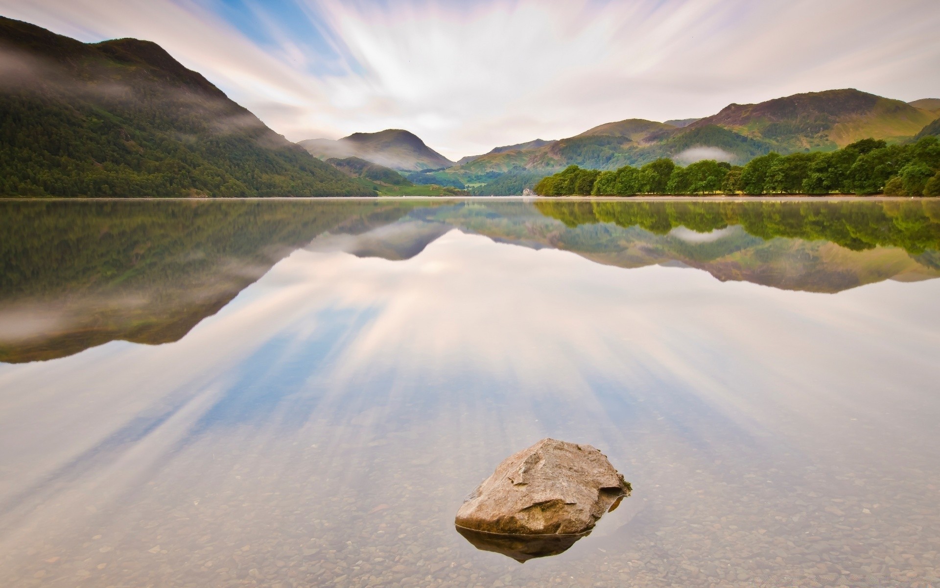 lake water landscape travel mountain nature outdoors dawn sky rock daylight sunset