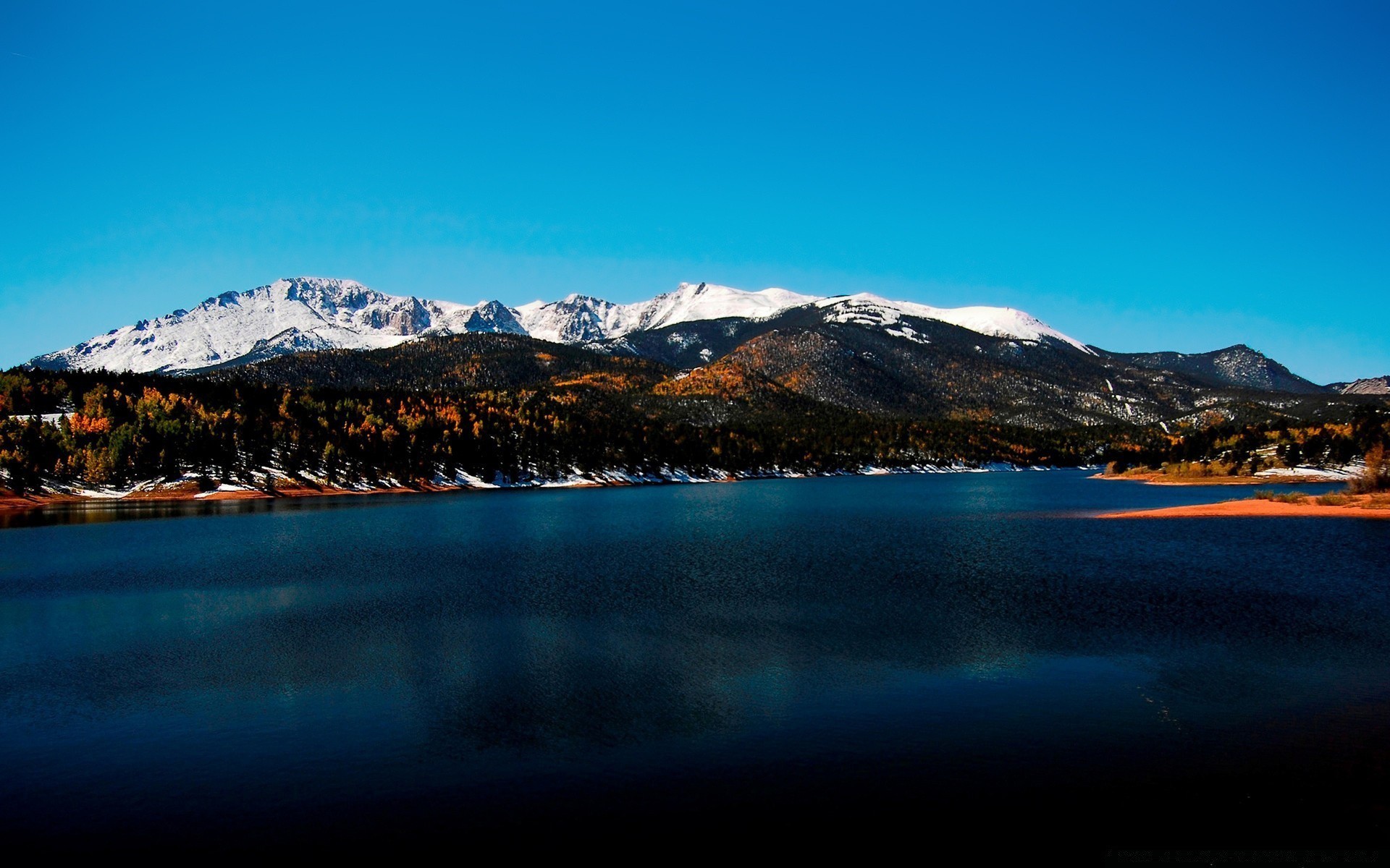 lake water snow travel mountain sky reflection nature outdoors sea sunset landscape