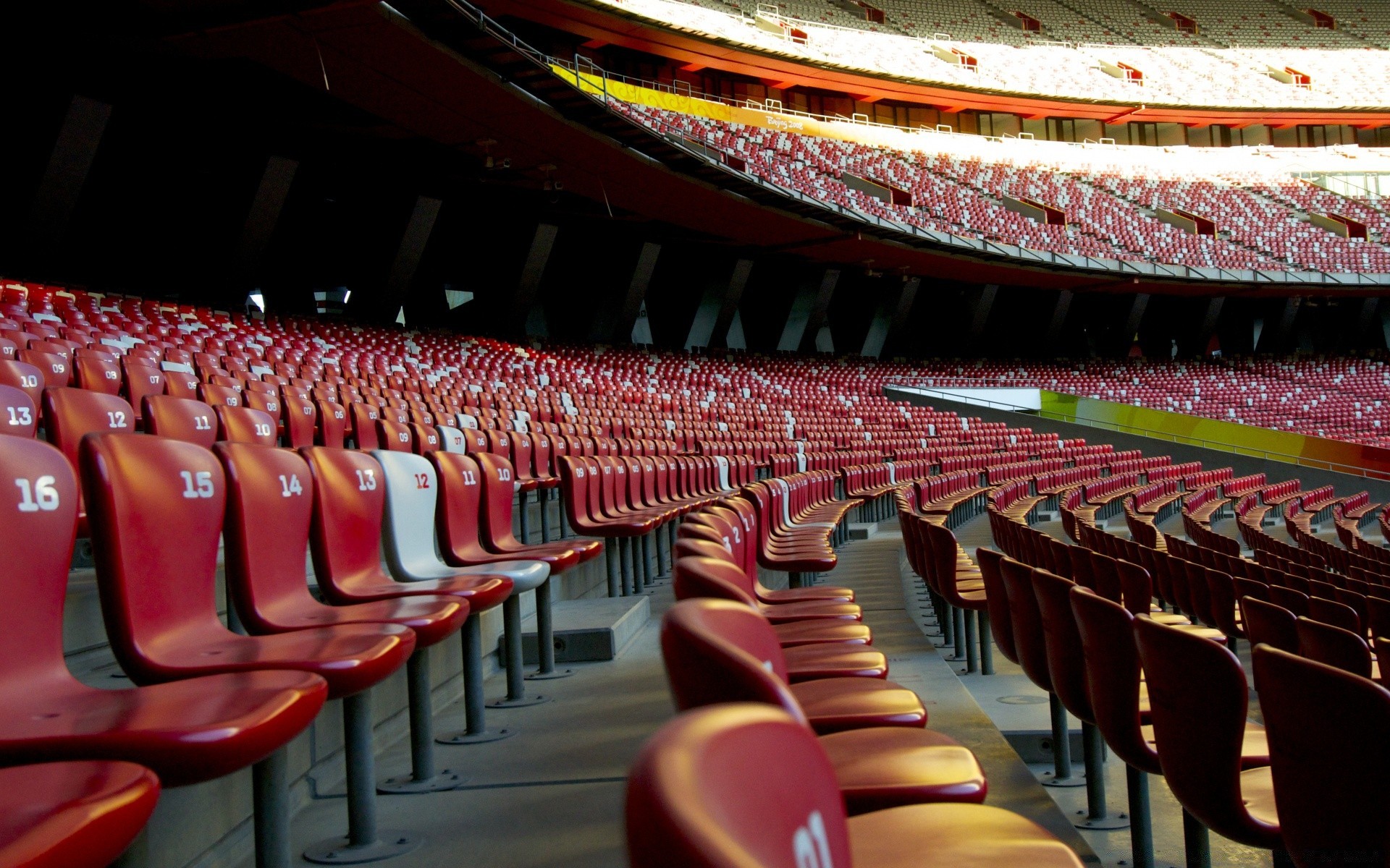 football seat stadium auditorium audience bleachers chair row tribune concert bench soccer venue theater empty grandstand event vacant stage