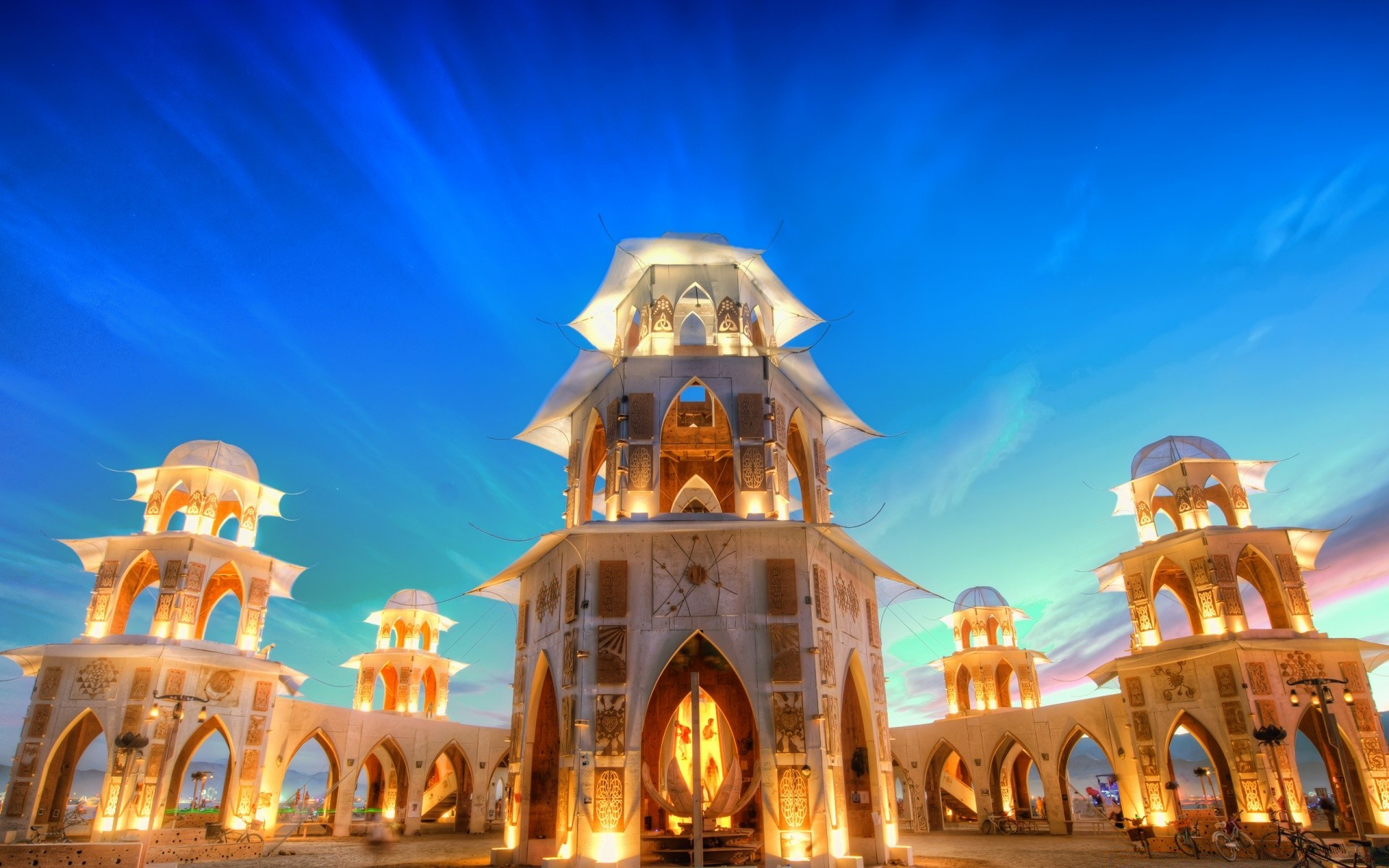 america architecture travel evening illuminated sky building dusk city outdoors