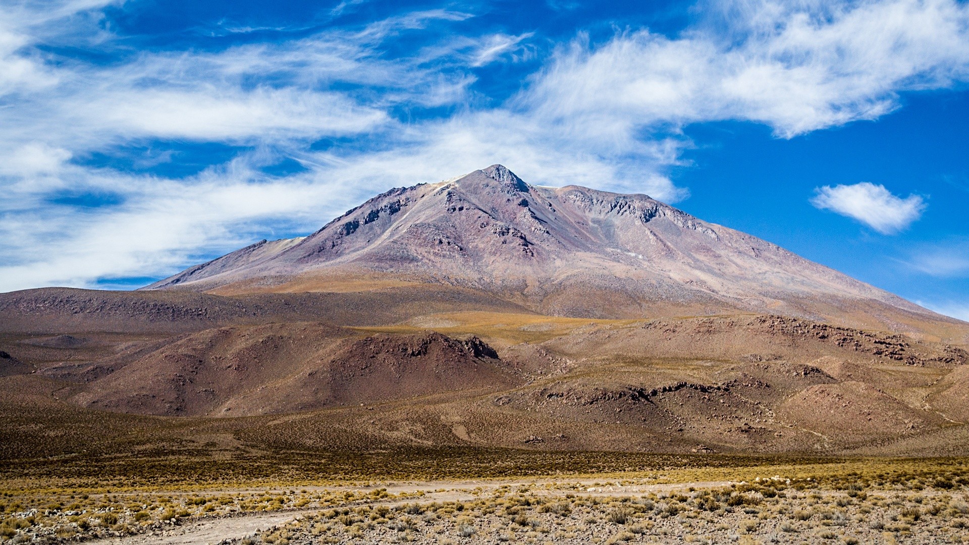 america mountain landscape travel sky outdoors volcano nature desert scenic hill