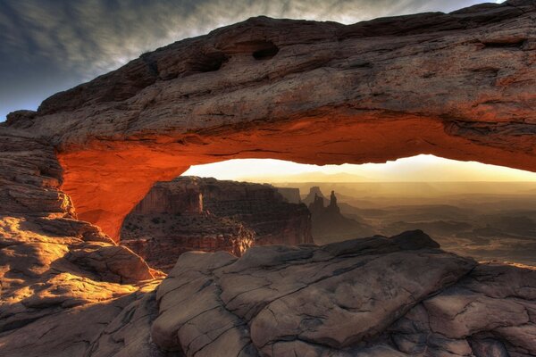 Beautiful landscape in the American desert